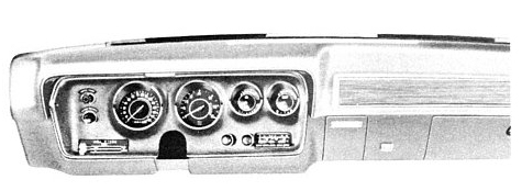 1971 CHARGER Super Bee Cluster